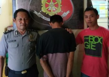 Pencuri Sepedamotor di Areal Persawahan Diringkus Warga