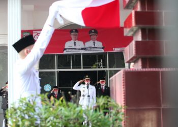 Dipimpin Hefriansyah, Upacara HUT ke-75 Kemerdekaan RI di Siantar Sederhana Namun Khidmat