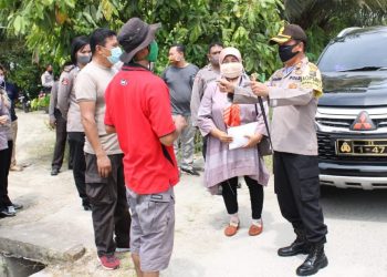 Kapolres Sergai Cek Persiapan Kampung Tangguh Desa Bingkat Menuju New Normal
