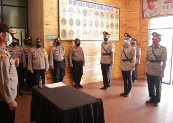 Selamat! AKP Jerico Lavian Chandra Jabat Kasat Reskrim dan AKP Adi Haryono Kasat Narkoba Polres Simalungun