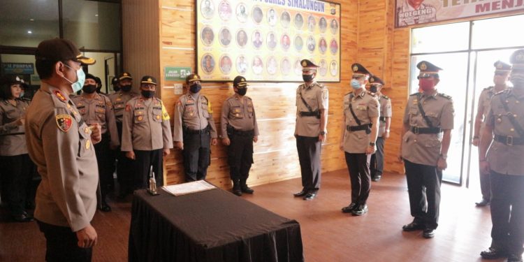 Selamat! AKP Jerico Lavian Chandra Jabat Kasat Reskrim dan AKP Adi Haryono Kasat Narkoba Polres Simalungun
