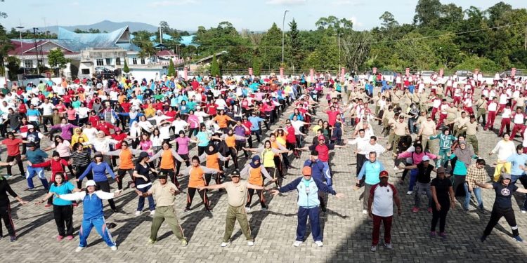Sambut HUT Bhayangkara ke-73, Polres Simalungun Gelar Olahraga Bersama Muspida Sambut HUT Bhayangkara ke-73, Polres Simalungun Gelar Olahraga Bersama Muspida
