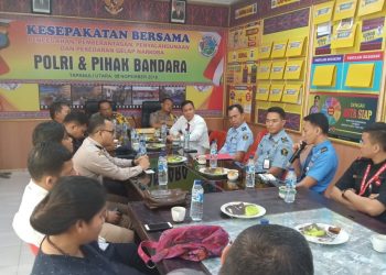 Polres dan Pihak Bandara Sisingamangaraja XII Sepakat Cegah Masuknya Narkoba Via Bandara
