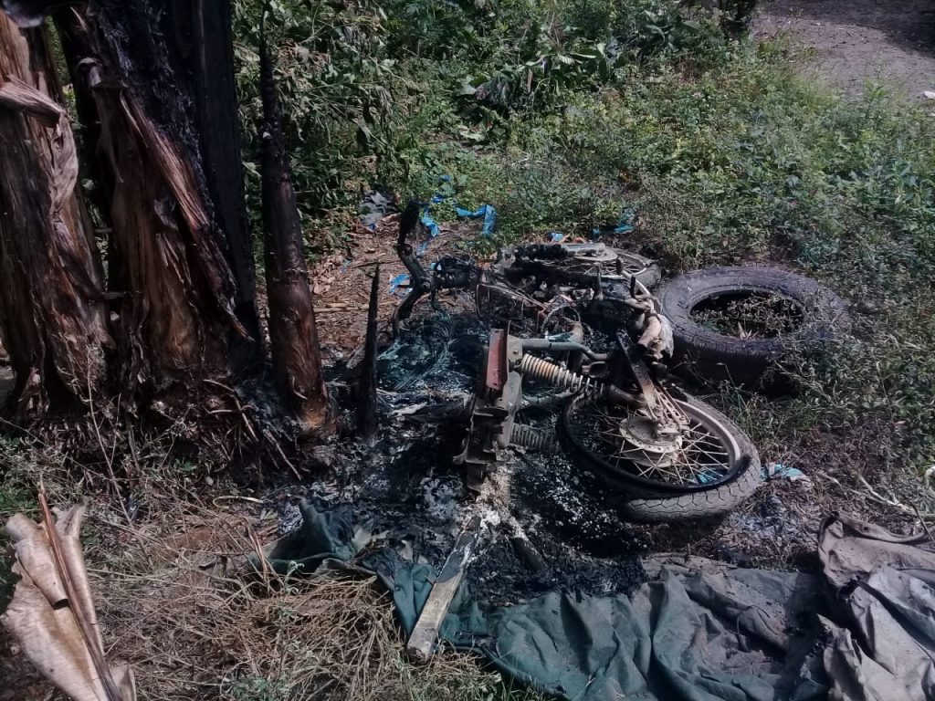 Dituduh Pelihara "Begu Ganjang" Rumah Dirusak dan Sepeda Motor Hasmaron Sidabutar Dibakar