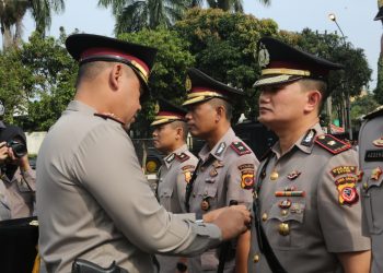 Kapolres Bogor Pimpin Sertijab Wakapolres dan Kabag Ops