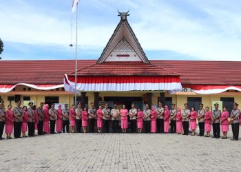 AKBP M. Liberty Panjaitan, S.I.K, M.H, Pimpin Sertijab 11 Perwira Jajaran Polres Simalungun