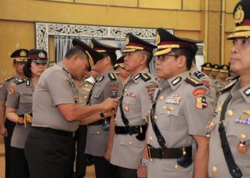 Kapolda Pimpin Sertijab Enam Kapolres di Polda Sumut