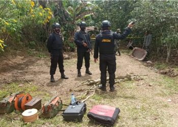 Warga Siborongborong Dihebohkan Penemuan Bom Mortir