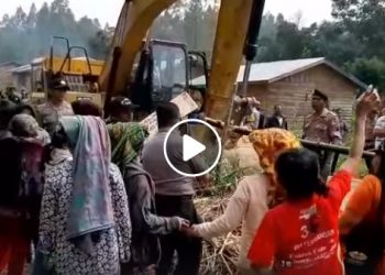 Pengembangan Wisata Danau Toba Makan Korban, Warga-Aparat Bentrok