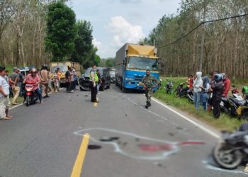 Vario Dihantam Fortuner Kompol Asrul Sembiring dari Depan, Remaja 19 Tahun Tewas di Jalan Lintas Siantar- Medan