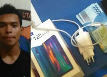 Curi HP Pedagang Kue, Warga Lorong 20 ini Diciduk Polsek Siantar Martoba