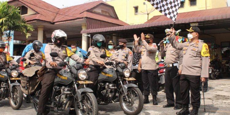 Bakti Sosial Serentak Jajaran Polres Pematangsiantar Dalam Rangka Hari Bhayangkara Ke-74