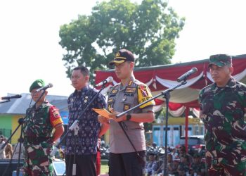 Kapolrestabes Medan Pimpin Apel Gelar Pasukan Kesiap Siagaan Pemilu 2019