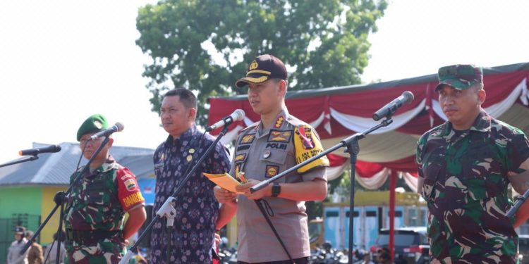 Kapolrestabes Medan Pimpin Apel Gelar Pasukan Kesiap Siagaan Pemilu 2019