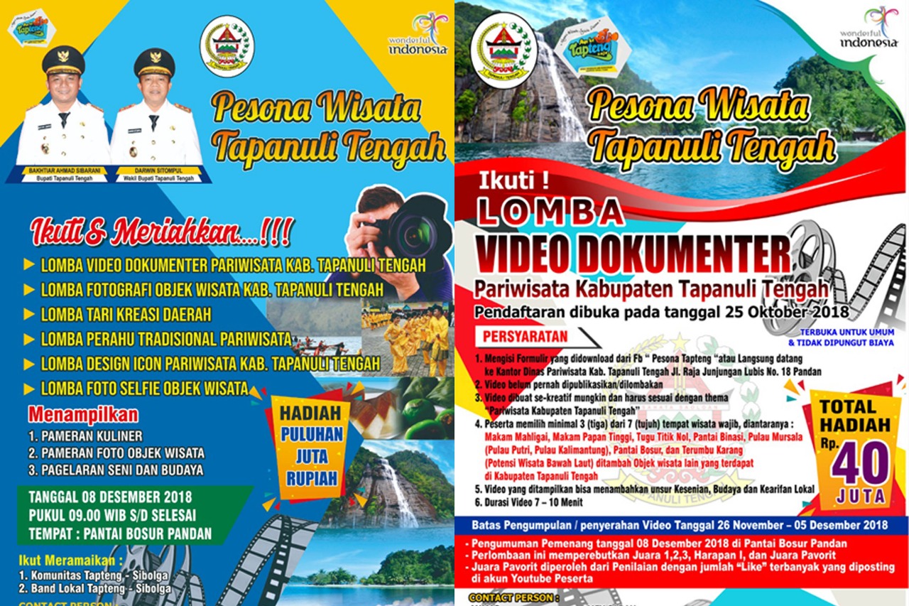 Pesona Wisata Tapanuli Tengah, Even Akhir Tahun yang Dimeriahkan Lomba Kreatif Pesona Wisata Tapanuli Tengah, Even Akhir Tahun yang Dimeriahkan Lomba Kreatif