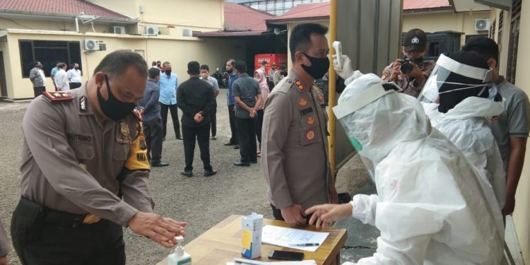 Hasil Rapid Test, Empat Polisi di Polres Sibolga Reaktif