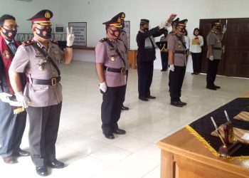 Kapolres Sibolga Pimpin Sertijab Wakapolres dan Dua Kasat
