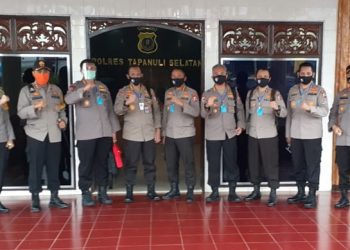 Polres Padangsidimpuan Bersama Polres Tapsel dan Madina Laksanakan Wasrik Rutin Itwasum Polri