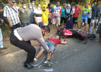Lakalantas Beruntun di Perdagangan, Jefri Sidabutar Warga Ajibata Tewas, Eva Panjaitan Luka Berat