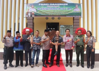 Kapolres Simalungun Ikuti Tablig Akbar dan Peringatan Isra Mi'raj Nabi Muhammad SAW 1440 H