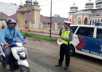 Polantas Simalungun, Himbau Pengendara Tertib Berlalulintas