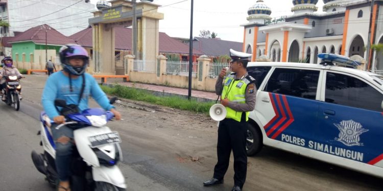 Polantas Simalungun, Himbau Pengendara Tertib Berlalulintas
