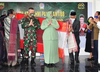 Pangdam I/BB Mayjen TNI Irwansyah ke Kompi A Yonif 125/Simbisa di Balige, Sebelum Kunker ke Makorem 023/KS