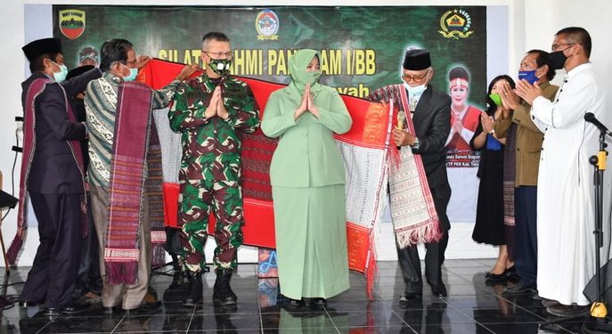 Pangdam I/BB Mayjen TNI Irwansyah ke Kompi A Yonif 125/Simbisa di Balige, Sebelum Kunker ke Makorem 023/KS
