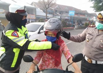 Ops Patuh Krakatau 2020, Polres Lampung Barat Giat Simpatik