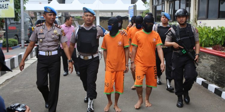 Sindikat Curanmor Disikat Polres Bogor, 11 Kendaraan Curian Diamankan