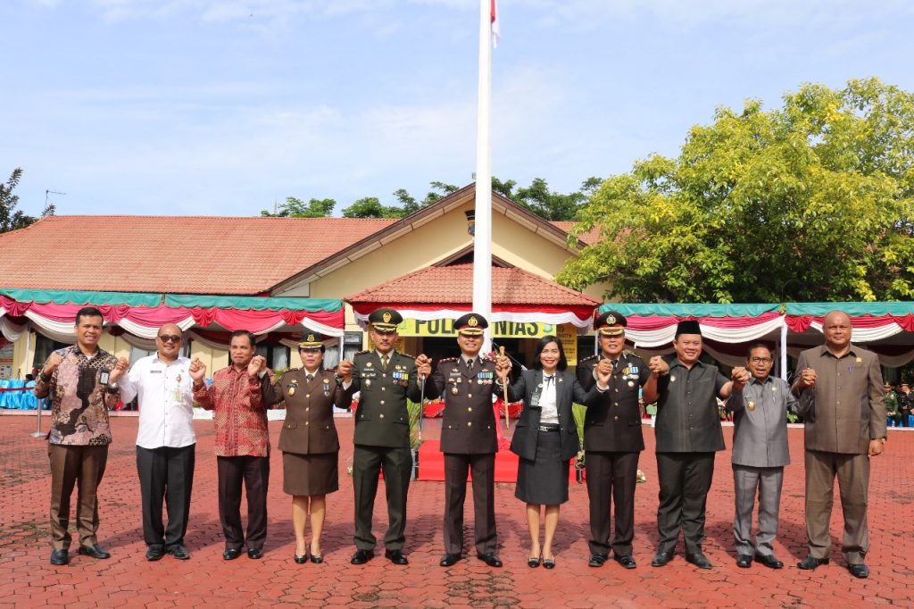 HUT Bhayangkara 72 di Nias, Momentum Sinergitas Polri-TNI dan Masyarakat
