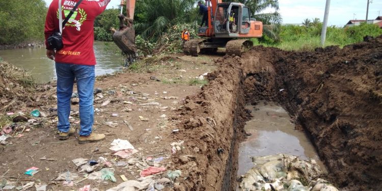 Cegah Virus Hog Cholera, Kodim 0201/BS Kubur Ratusan Bangkai Babi di Kawasan Danau Siombak Cegah Virus Hog Cholera, Kodim 0201/BS Kubur Ratusan Bangkai Babi di Kawasan Danau Siombak