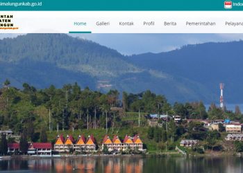 Situs Resmi Pemkab Simalungun "Malu" Tampilkan Danau Toba di Kawasannya
