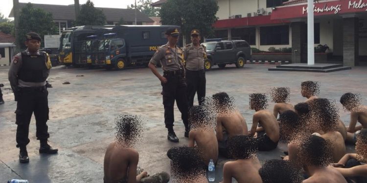 25 Siswa SMP Diamankan Saat Hendak Tawuran