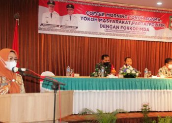 Kesbangpol Siantar Gelar Coffee Morning Samakan Persepsi Sukseskan Pilkada