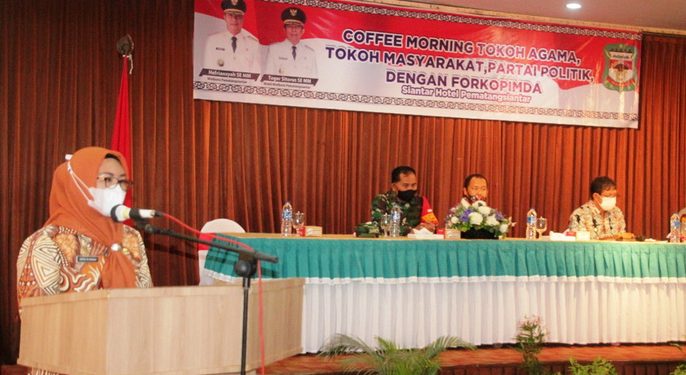 Kesbangpol Siantar Gelar Coffee Morning Samakan Persepsi Sukseskan Pilkada