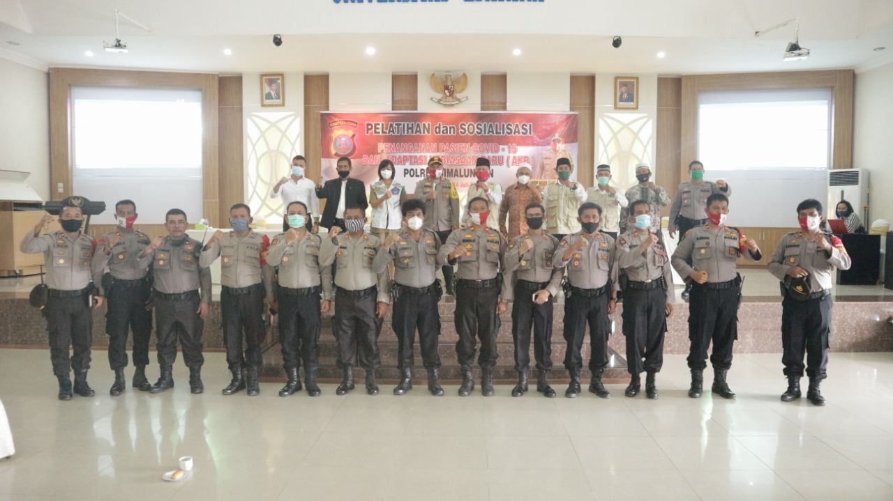 Polres Simalungun Gelar Pelatihan Penanganan Covid-19 dan Sosialisasi AKB