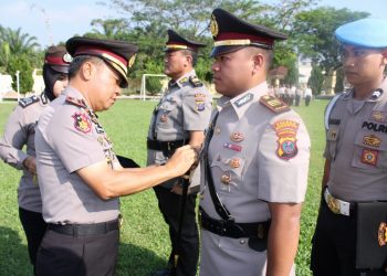 Kapolres Serdang Bedagai Pimpin Sertijab Kasat Reskrim dan Kapolsek Tanjung Beringin