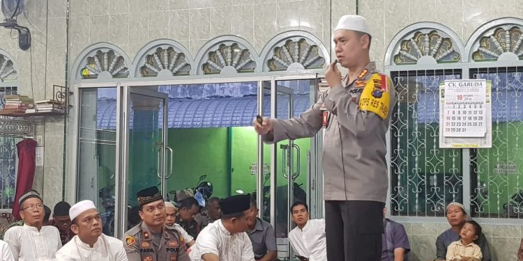 Menyapa Subuh Bersama Kapolrestabes dan Kapolsek Percut Sei Tuan