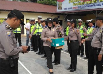 Polsek Medan Helvetia Doa Bersama, Kumpulkan Donasi untuk Warga Palu dan Donggala
