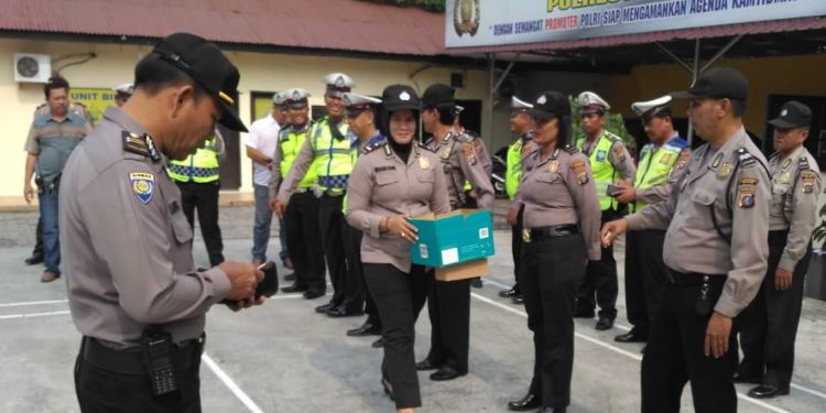 Polsek Medan Helvetia Doa Bersama, Kumpulkan Donasi untuk Warga Palu dan Donggala