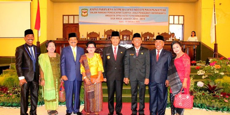 Masison Naibaho dan Dua Lainnya Resmi jadi Anggota DPRD Siantar