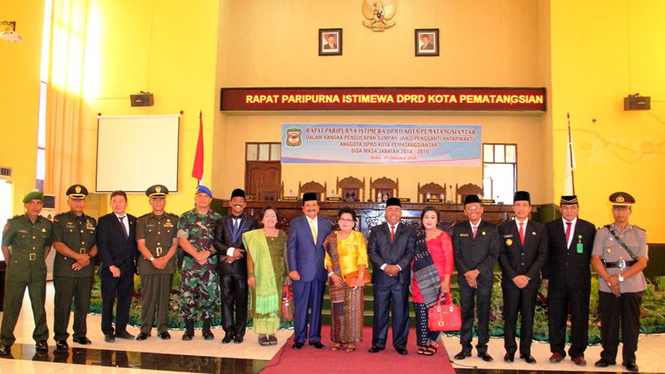 Masison Naibaho dan Dua Lainnya Resmi jadi Anggota DPRD Siantar