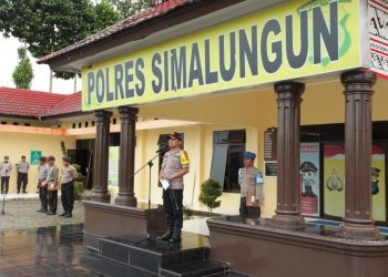 Jajaran Polres Simalungun Menggelar Upacara Sumpah Pemuda