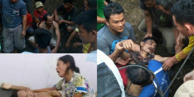 Tragis, Tiga Pria ini Tewas Dalam Satu Lobang