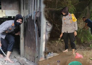 Kapolres Padangsidimpuan AKBP Juliani Prihartini Susuri Gua Lokasi Transaksi Narkoba