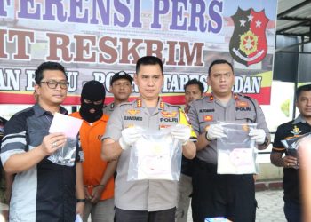 Berusaha Kabur, Darma Sugita Ditembak. 1,5 Kilo Sabu Diamankan