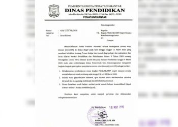 Cegah Penyebaran Virus Corona, Siswa Paud-SD-SMP di Siantar Diliburkan