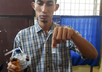 Asik Pakai Sabu di Dalam Gudang, Suprianto Diringkus Polsek Serbelawan