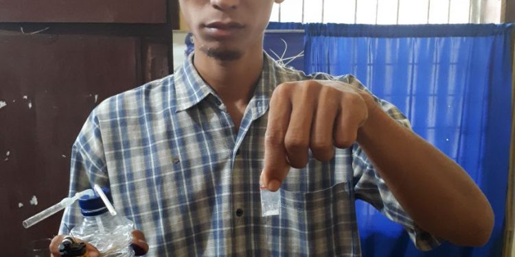 Asik Pakai Sabu di Dalam Gudang, Suprianto Diringkus Polsek Serbelawan